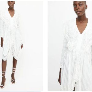 New, boho style, White Lace Stripe Dress by Philosophy